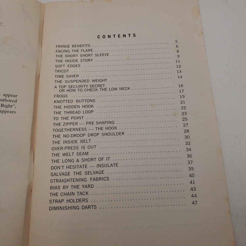 Vintage 1967 Spadea Sewing Book World Famous Designers Tips Lot of 5 Booklets - Picture 5 of 7